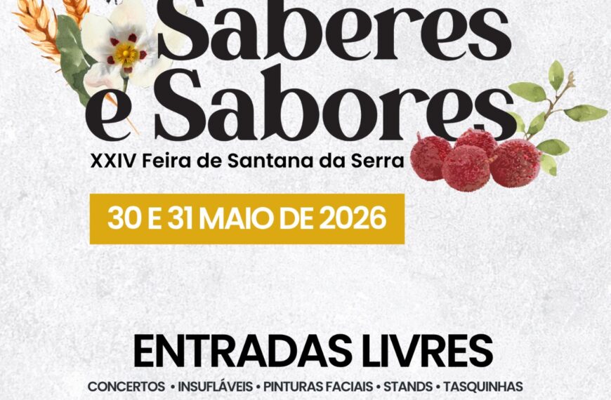 Saberes e Sabores 30 e 31 de Maio